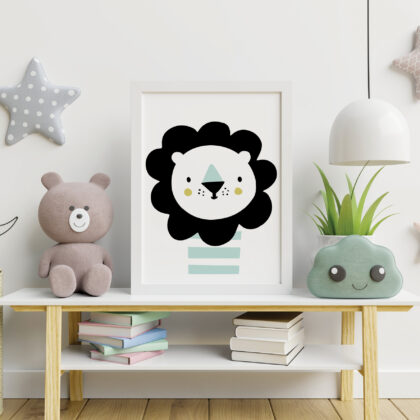 Poster for children's room | Lion Heart