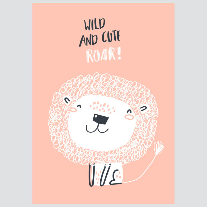 Poster for children's room | Wild and Cute - Image 2