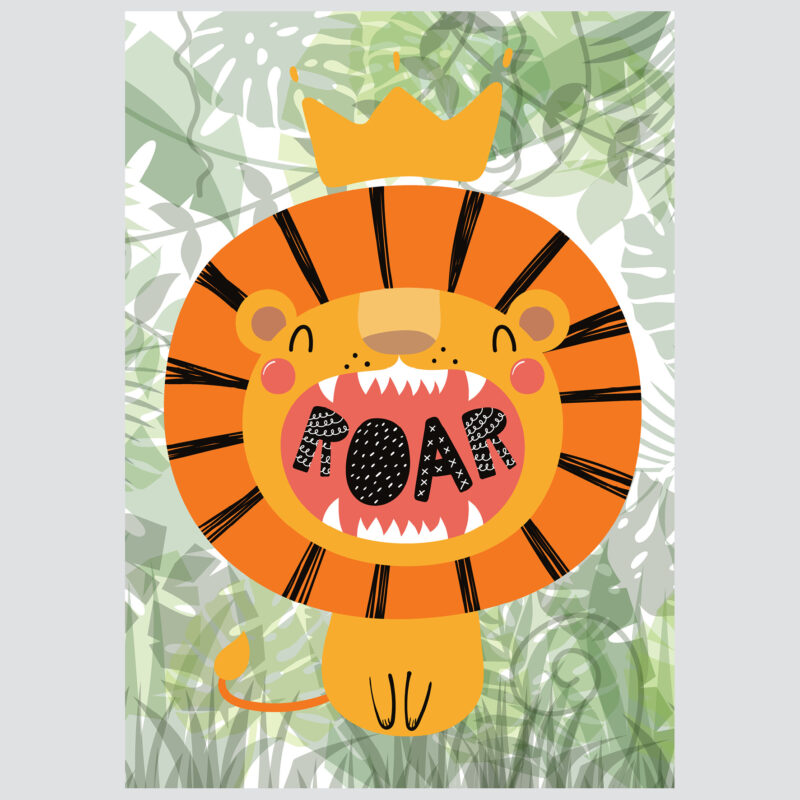 Poster for children's room | Scary Roar - Image 2