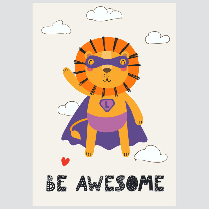 Poster for children's room | Be Awesome - Image 2