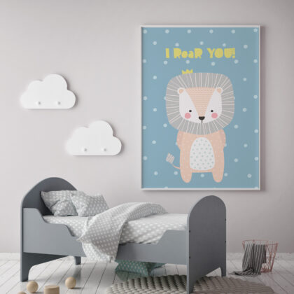 Poster for children's room | I Roar You