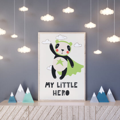 Poster for children's room | My Little Hero