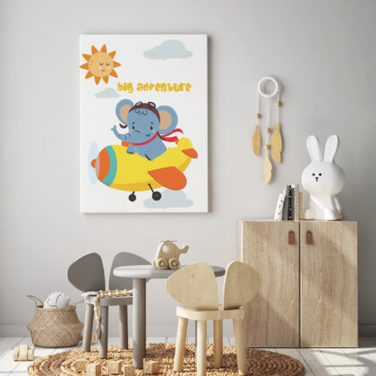 Poster for children's room | Elephant's Big Adventure
