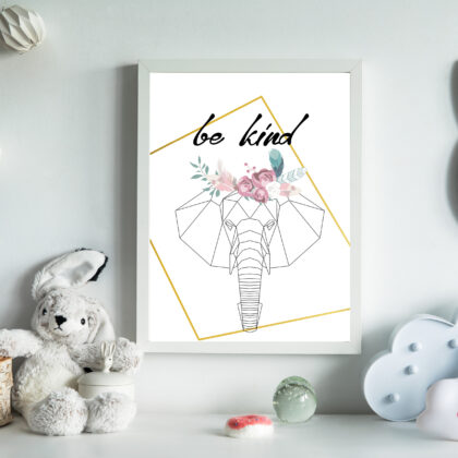 Poster for children's room | Be Kind