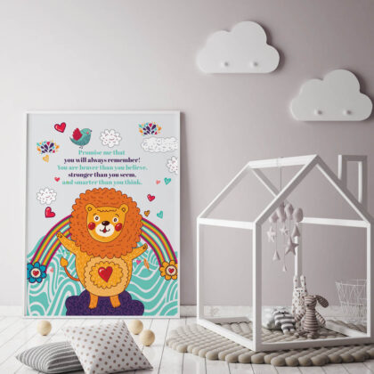 Poster for children's room | Promise