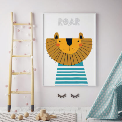 Poster for children's room | Roar
