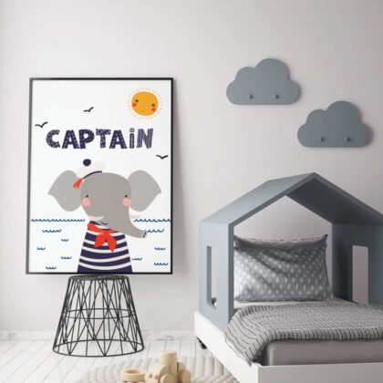 Poster for children's room | Captain