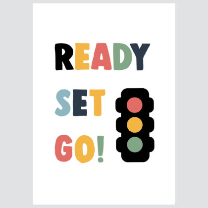 Kids Wall Poster Set | STOP