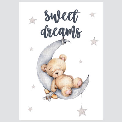 Poster for children's room | Sweet Dreams