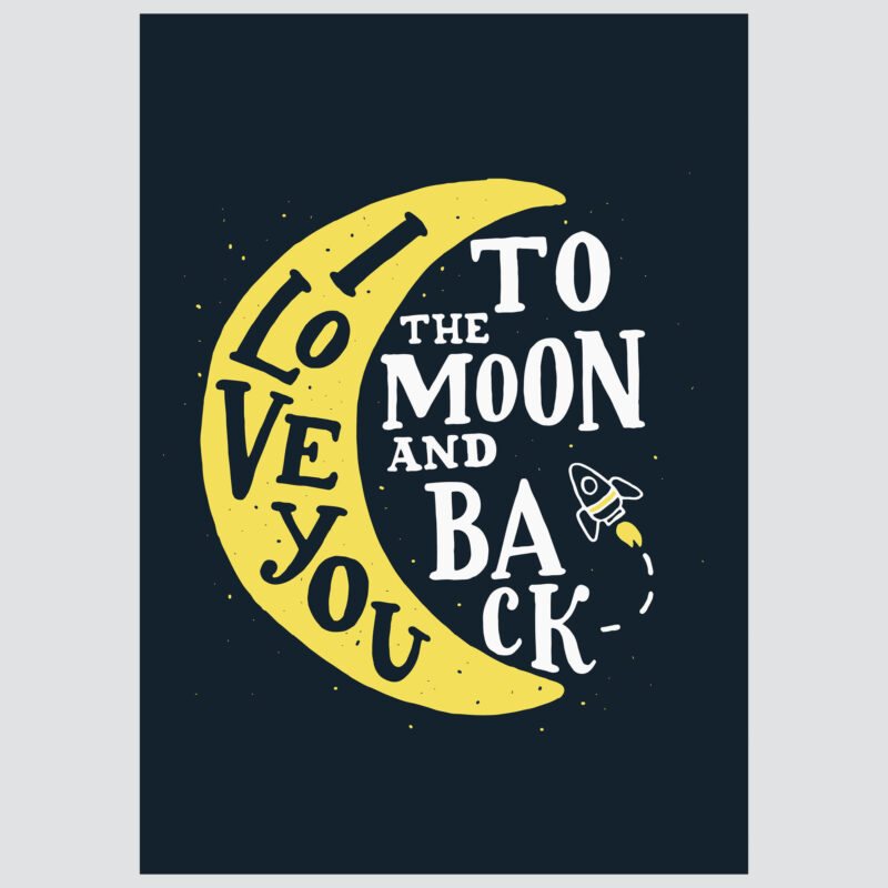 Poster for children's room | To the Moon - Image 2