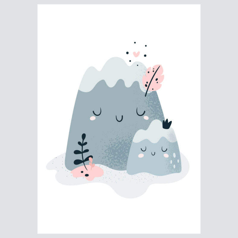 Nursery Wall Art Set | Wish Mountain - Image 2