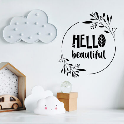 Kids Room Wall Decals – Hello Beautiful
