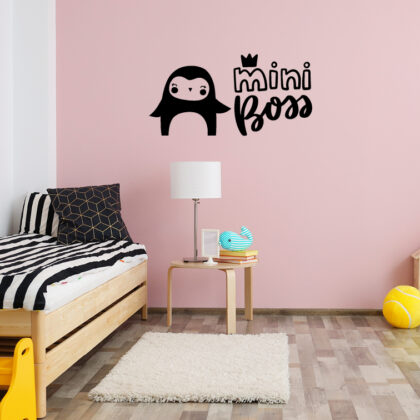 Kids Wall Stickers – Mini Boss Penguin