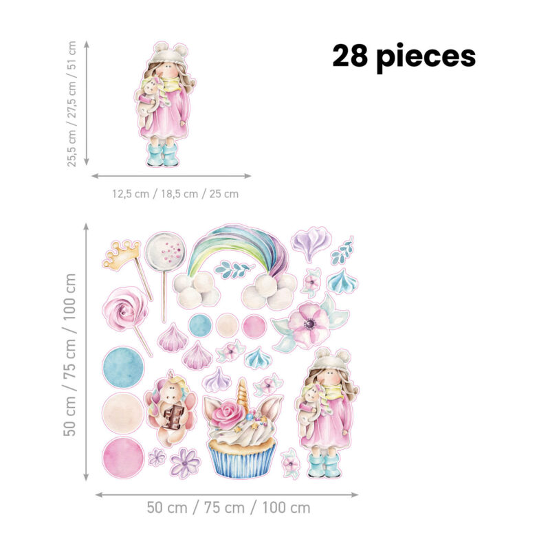 Children’s Wall Stickers – It’s All Popsicles - Image 2