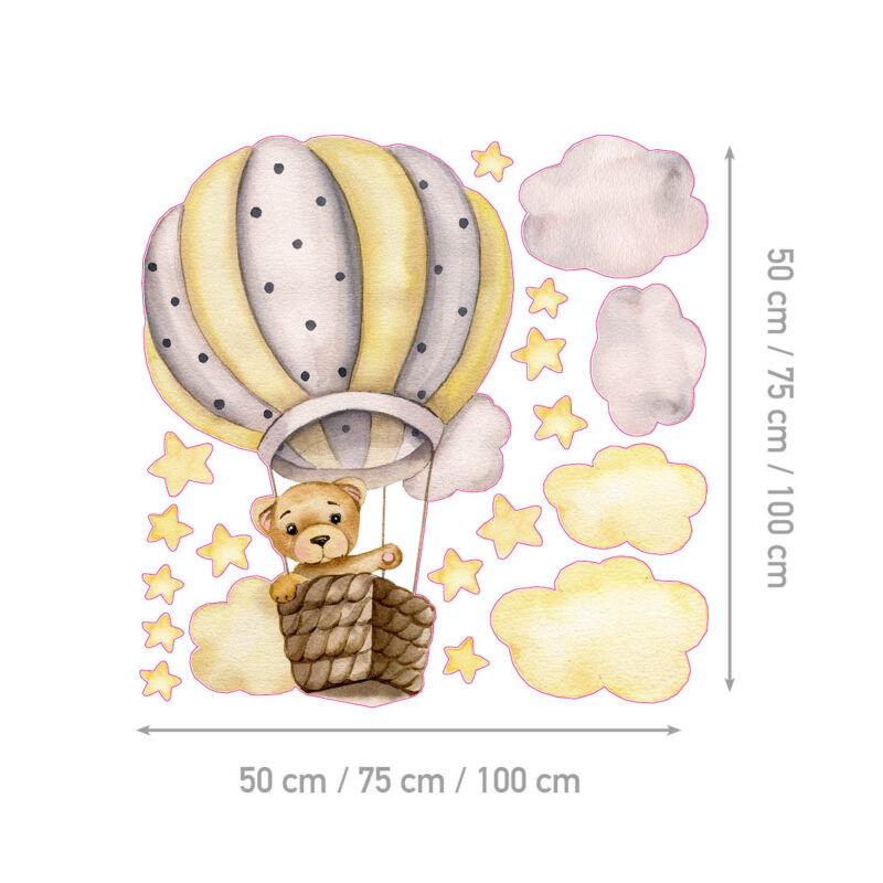 Wall Stickers UAE – Bear Among the Clouds | HIA Workshop® - Image 2