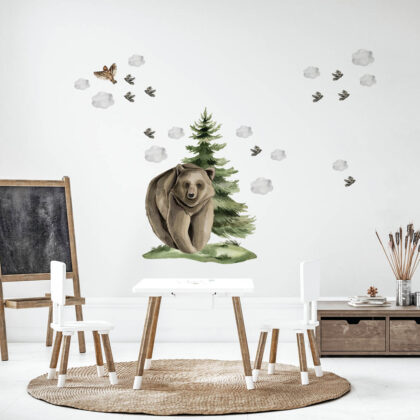 Children’s Wall Stickers – Bear’s Secret Life | HIA Workshop®