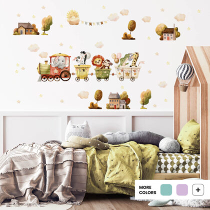 Kids Wall Stickers – Carnival Train | HIA Workshop®