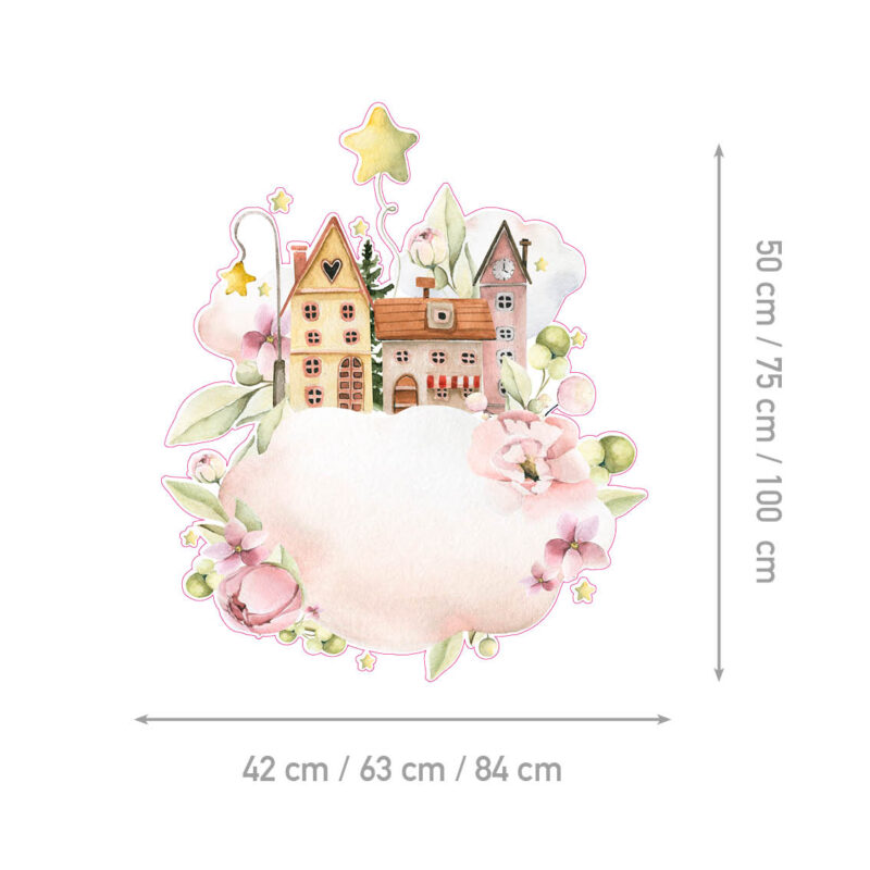 Children’s Wall Stickers – Cloudtown - Image 2