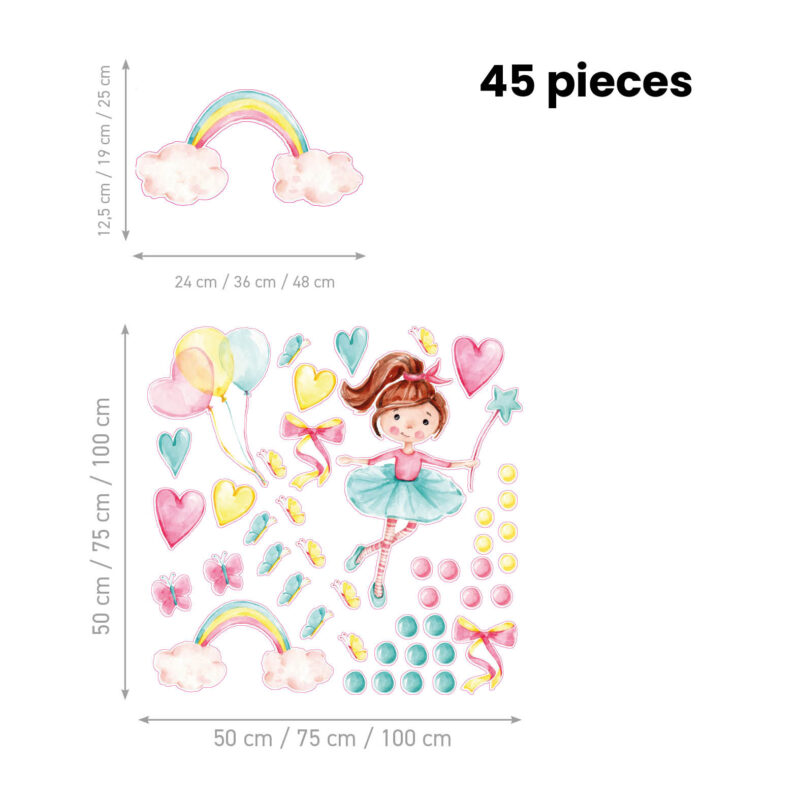 Kids Room Wall Decals – Colorful Magic - Image 2
