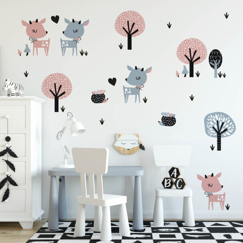 Children’s Wall Stickers – Deer Love