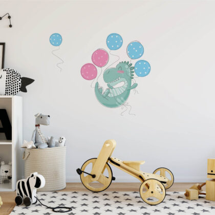 Wall Stickers for Kids Room – Dino Balloons