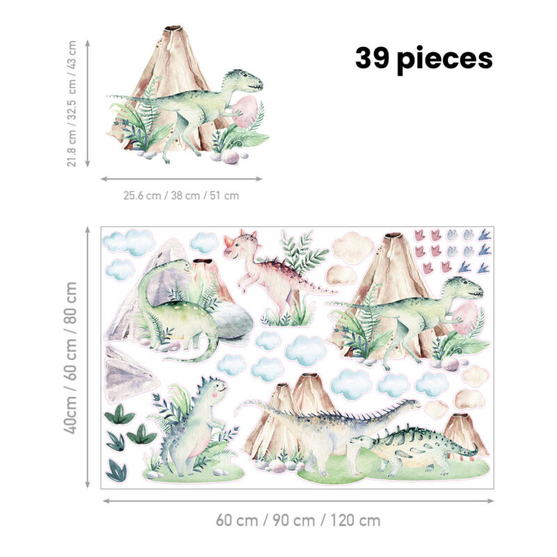 Kids Wall Stickers – Dino’s Magic Land - Image 2
