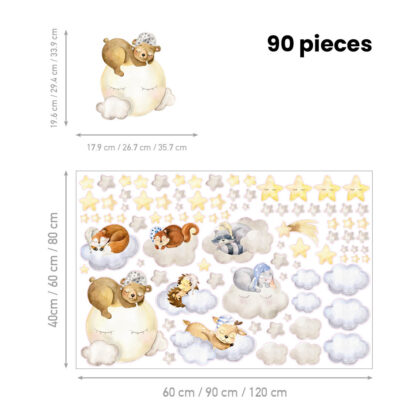 Wall Stickers for Kids Room – Dreaming Friends | HIA Workshop®