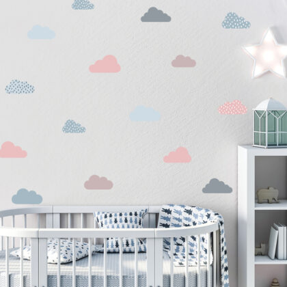 Wall Stickers for Kids Room – Dreamy Clouds