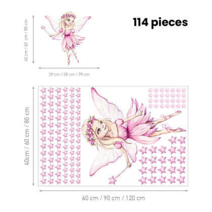 Children’s Wall Stickers – Fairy Tale Pink | HIA Workshop®