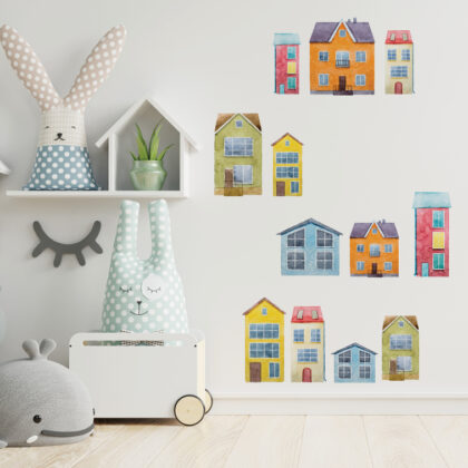 Wall Stickers for Kids Room – Fairytale Houses