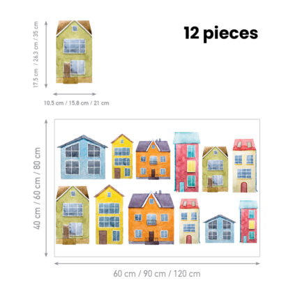 Wall Stickers for Kids Room – Fairytale Houses