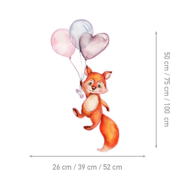 Wall Stickers for Kids Room – Flying Fox - Image 2