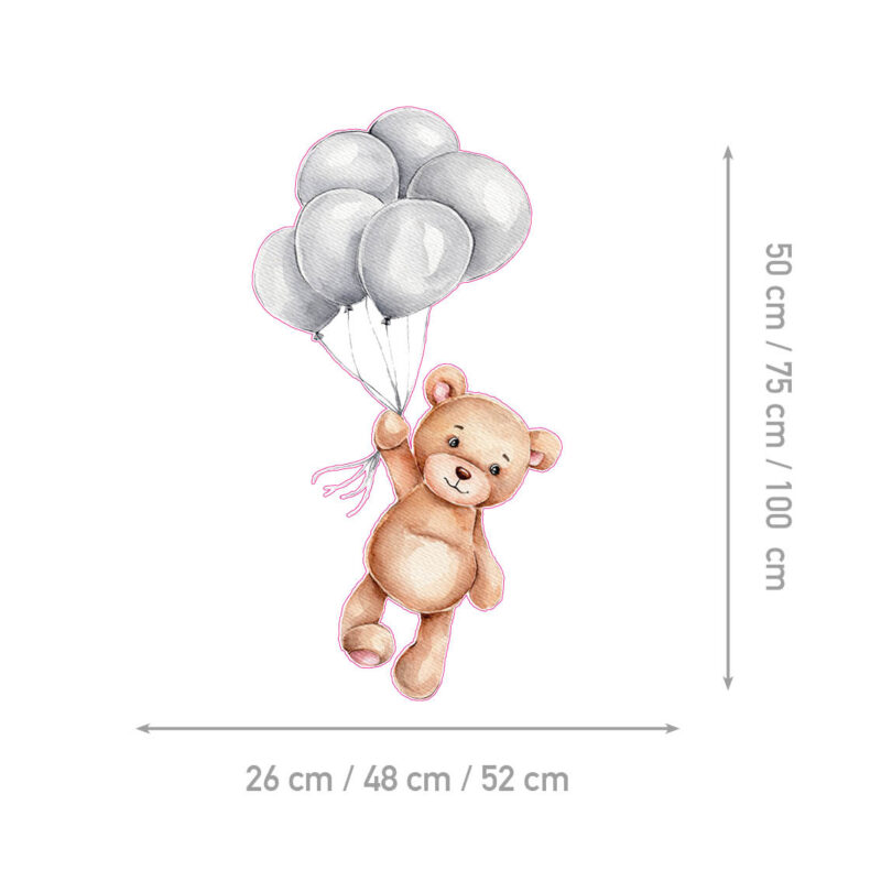 Wall Stickers UAE – Flying Teddy - Image 2