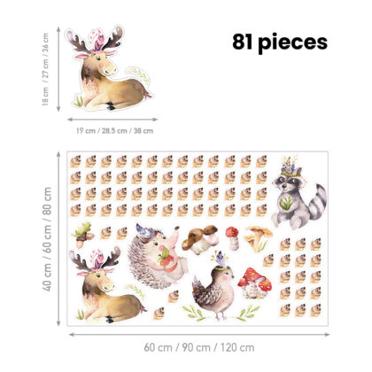 Children’s Wall Stickers – Forest Adventure