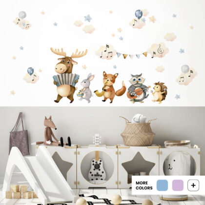 Kids Room Wall Decals – Forest Orchestra | HIA Workshop®
