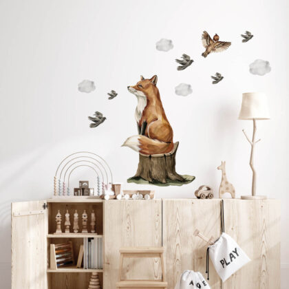 Wall Stickers for Kids Room – Fox’s Secret Life | HIA Workshop®