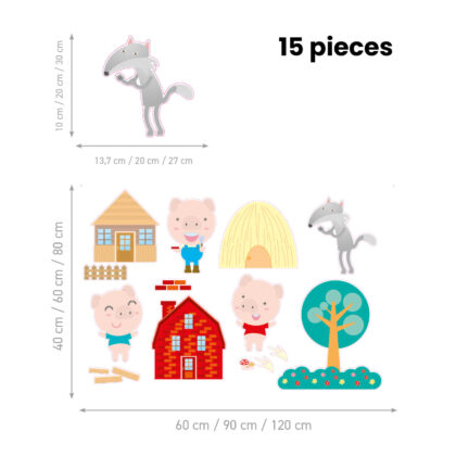 Kids Wall Stickers – Gentle Little Piglets