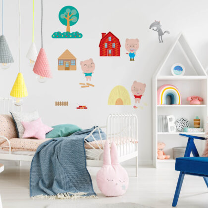 Kids Wall Stickers – Gentle Little Piglets