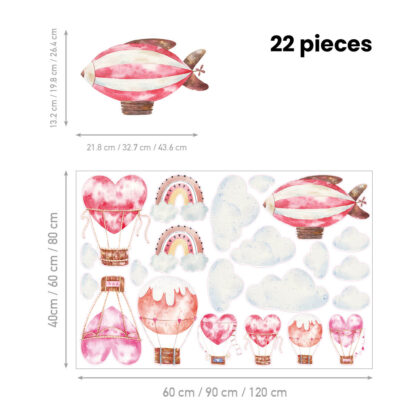 Kids Wall Stickers – Girls Love Flying