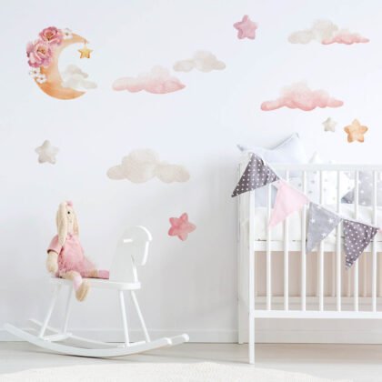 Children’s Wall Stickers – Girly Moonlight