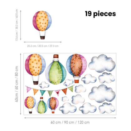 Wall Stickers for Kids Room – Happy Balloons