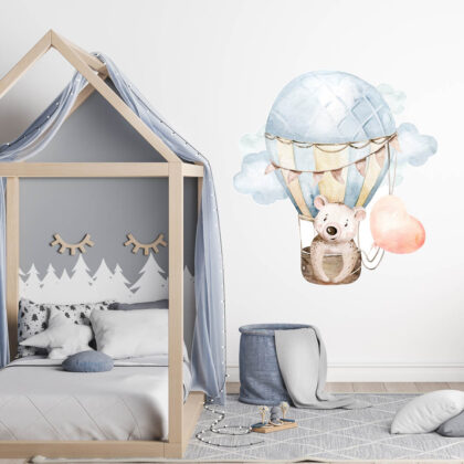 Kids Room Wall Decals – Happy Hot Balloon