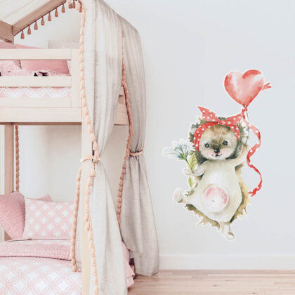 Children’s Wall Stickers – Hedgehog in Love