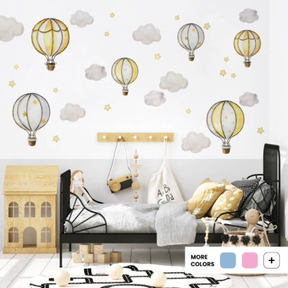 Children’s Wall Stickers – Hot-Air Balloon Adventure | HIA Workshop®