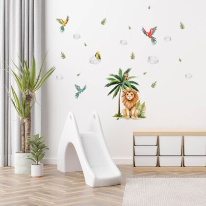 Children’s Wall Stickers – Lion’s Safari Adventure | HIA Workshop®