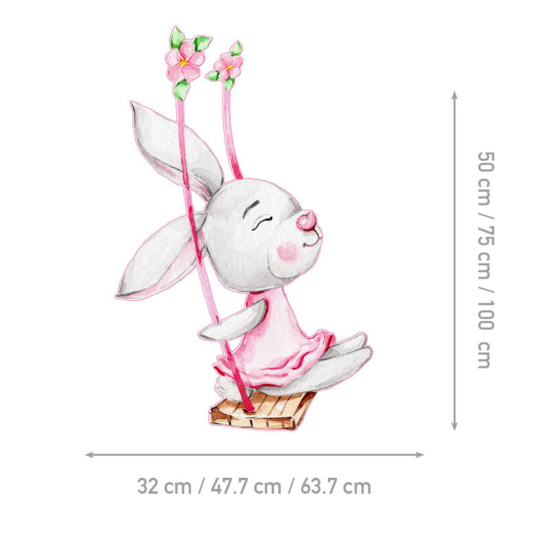 Kids Wall Stickers – Lovely Bunny - Image 2