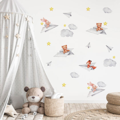 Wall Stickers for Kids Room – Origami Planes