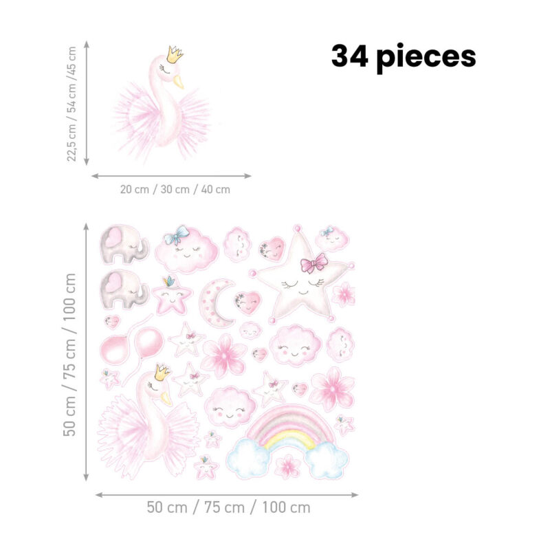 Wall Stickers for Kids Room – Pretty Entourage - Image 2