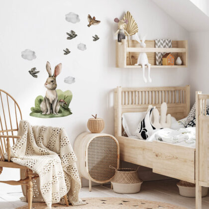Wall Stickers for Kids Room – Rabbit’s Secret Life | HIA Workshop®