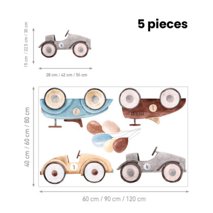Kids Wall Stickers – Racing Cars